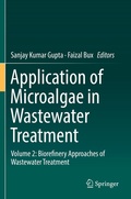 Cover: Application of Microalgae in Wastewater Treatment - Springer