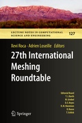 Cover: 27th International Meshing Roundtable - Springer