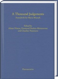 Cover: A Thousand Judgements - Harrassowitz Verlag