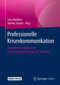 Cover: Professionelle Krisenkommunikation - Springer Gabler