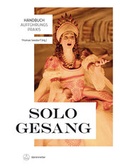 Cover: Handbuch Auff&uuml;hrungspraxis Sologesang - B&auml;renreiter