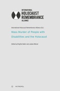 Cover: Mass Murder of People with Disabilities and the Holocaust - Metropol-Verlag