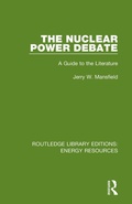 Cover: The Nuclear Power Debate - Routledge
