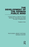 Cover: The Development of the German Public Mind - Routledge