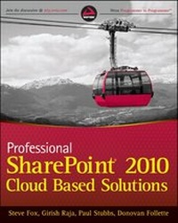 Abbildung von: Professional SharePoint 2010 Cloud-Based Solutions - Wrox Press