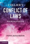 Cover: Collier's Conflict of Laws - Cambridge University Press