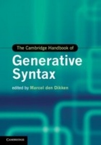 Enlarge image Cover: The Cambridge Handbook of Generative Syntax - Cambridge University Press