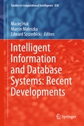 Cover: Intelligent Information and Database Systems: Recent Developments - Springer