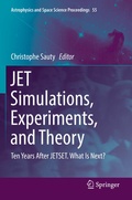 Cover: JET Simulations, Experiments, and Theory - Springer