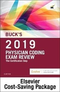 Cover: Physician Coding Exam Review 2019 Elsevier eBook on Vitalsou Lve Access (Retail Access Cards) - Elsevier