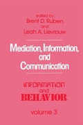 Cover: Mediation, Information, and Communication - Routledge