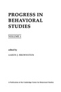 Cover: Progress in Behavioral Studies - Psychology Press Ltd