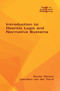 Enlarge image Cover: Introduction to Deontic Logic and Normative Systems - College Publications
