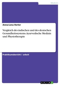 Abbildung von: Vergleich des indischen und des deutschen Gesundheitssystems. Ayurvedische Medizin und Physiotherapie - GRIN Verlag