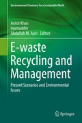 Cover: E-waste Recycling and Management - Springer