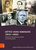 Cover: Otto von Simson 1912-1993 - B&ouml;hlau