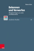 Cover: Bekennen und Verwerfen - Vandenhoeck & Ruprecht