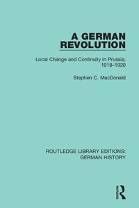 Enlarge image Cover: A German Revolution - Routledge
