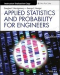Cover: Applied Statistics and Probability for Engineers, 7th Edition Evaluation Copy - Wiley