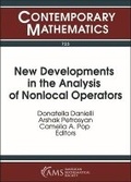 Cover: New Developments in the Analysis of Nonlocal Operators - American Mathematical Society
