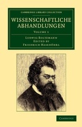 Cover: Wissenschaftliche Abhandlungen - Cambridge University Press
