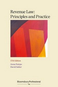 Enlarge image Cover: Revenue Law: Principles and Practice - Bloomsbury Professional