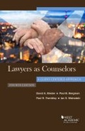 Cover: Lawyers as Counselors, A Client-Centered Approach - West Academic Press
