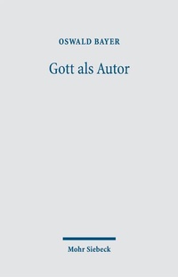 Enlarge image Cover: Gott als Autor - Mohr Siebeck