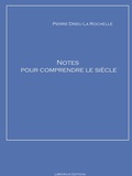 Cover: Notes pour comprendre le si&egrave;cle - Librorium Editions