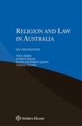 Cover: Religion and Law in Australia - Kluwer Law International