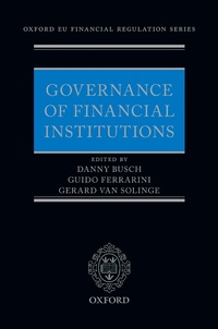 Enlarge image Cover: Governance of Financial Institutions - OUP eBook