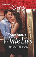 Cover: One Night, White Lies - Harlequin Desire