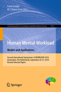 Enlarge image Cover: Human Mental Workload: Models and Applications - Springer
