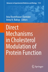 Abbildung von: Direct Mechanisms in Cholesterol Modulation of Protein Function - Springer