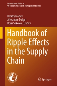Enlarge image Cover: Handbook of Ripple Effects in the Supply Chain - Springer
