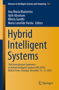 Enlarge image Cover: Hybrid Intelligent Systems - Springer