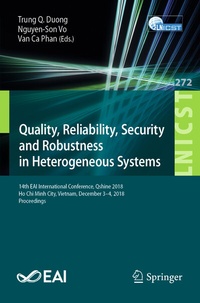 Abbildung von: Quality, Reliability, Security and Robustness in Heterogeneous Systems - Springer