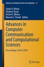Cover: Advances in Computer Communication and Computational Sciences - Springer