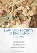 Cover: Law and Society in England 1750-1950 - Hart Publishing