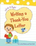 Cover: Writing a Thank-You Letter - Cherry Lake Publishing