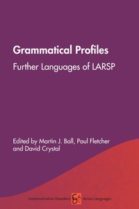 Enlarge image Cover: Grammatical Profiles - Multilingual Matters