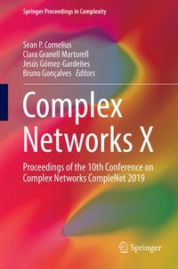 Enlarge image Cover: Complex Networks X - Springer