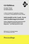 Cover: GI Edition Proceedings Band 287 Informatik in der Land-, Forst- und Ern&auml;hrungswirtschaft - K&ouml;llen