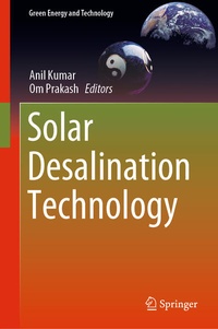 Enlarge image Cover: Solar Desalination Technology - Springer