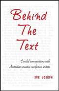 Cover: Behind The Text - Hybrid Publishers