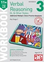 Cover: 11+ Verbal Reasoning Year 4/5 GL & Other Styles Workbook 3 - Accelerated Education Publications Ltd
