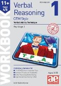 Cover: 11+ Verbal Reasoning Year 4/5 CEM Style Workbook 1 - Accelerated Education Publications Ltd