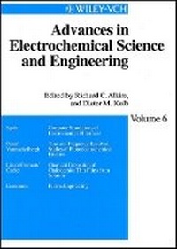 Enlarge image Cover: Advances in Electrochemical Science and Engineering V 6 - Wiley-VCH