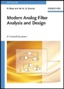 Cover: Modern Analog Filter Analysis and Design - A Practical Approach - Wiley-VCH