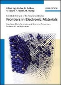 Cover: Frontiers in Electronic Materials - Correlation Effects, Spintronics, and Memristive Phenomena - Wiley-VCH